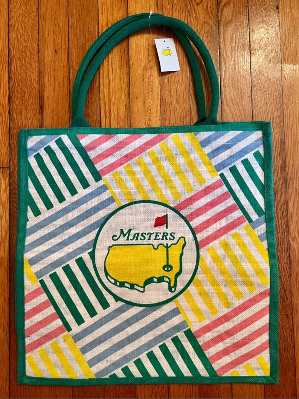 Masters 2026 Jute Tote Bag